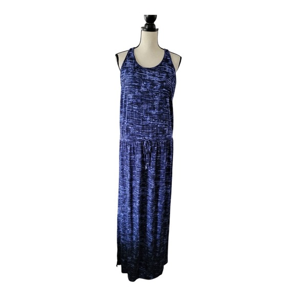 Athleta Dresses & Skirts - Athleta Cressida Maxi Dress Size L Racer back Tank Maxi Built in Bra